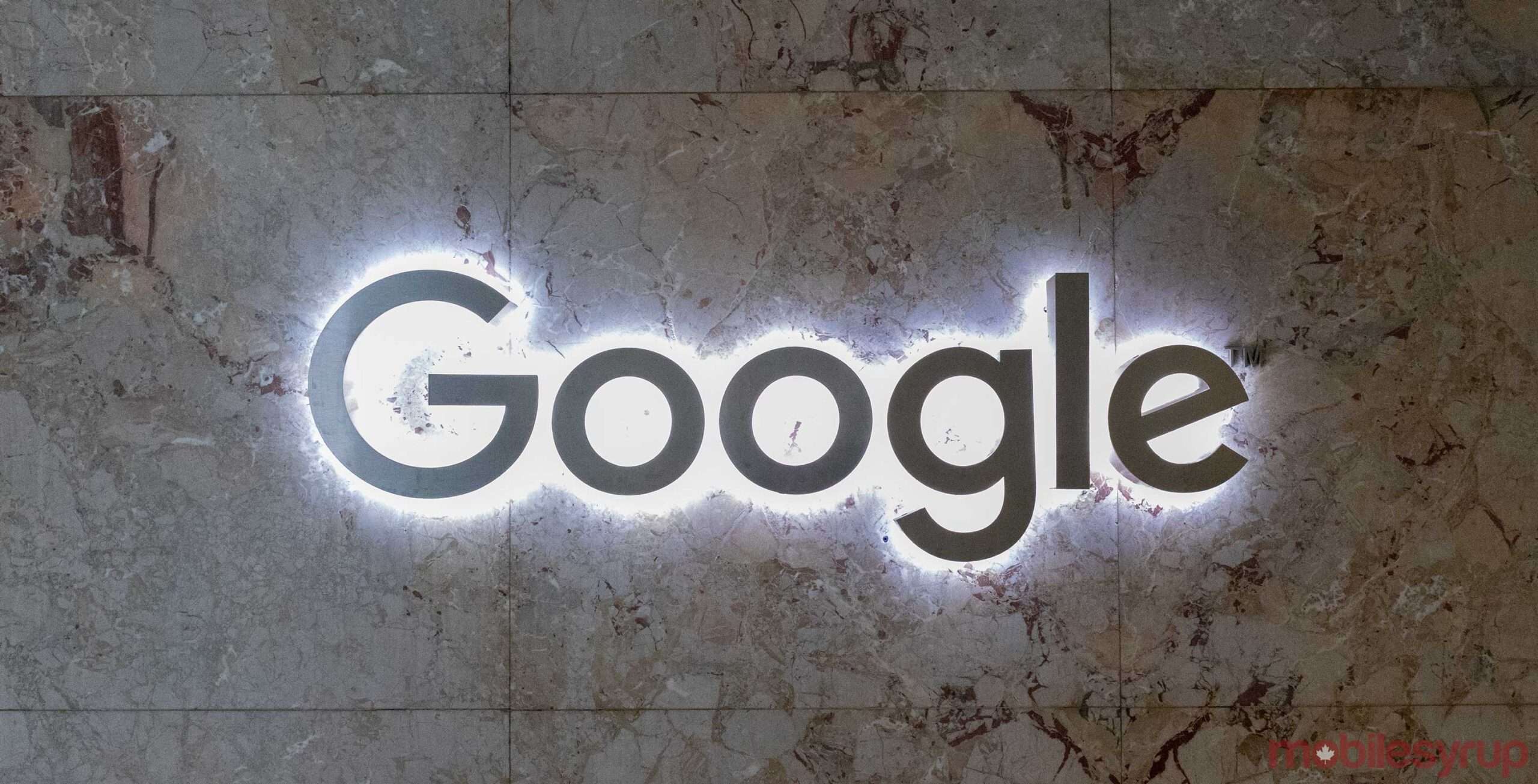 Nombre de Google con tecnología de luces