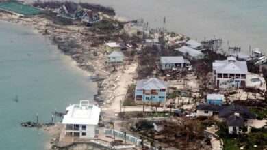 O número de mortes nas Bahamas por parte do furacán Dorian segue aumentando