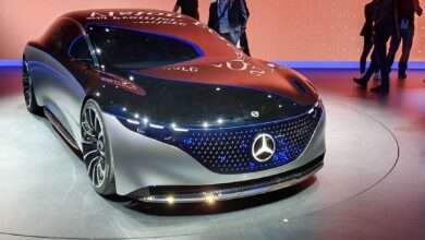 El Mercedes Vision EQS: un auto 100% eléctrico