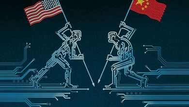 China de intelixencia artificial e os Estados Unidos
