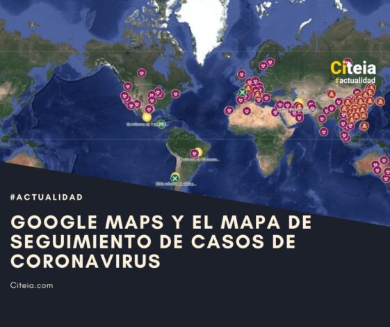 mapa de seguimiento de casos de coronavirus