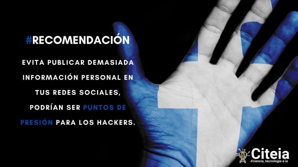 hackear facebook, evita publicar demasiada información persoal nas túas redes sociais.