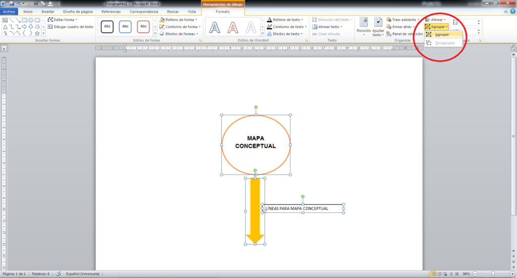 CÓMO HACER UN MAPA CONCEPTUAL EN WORD