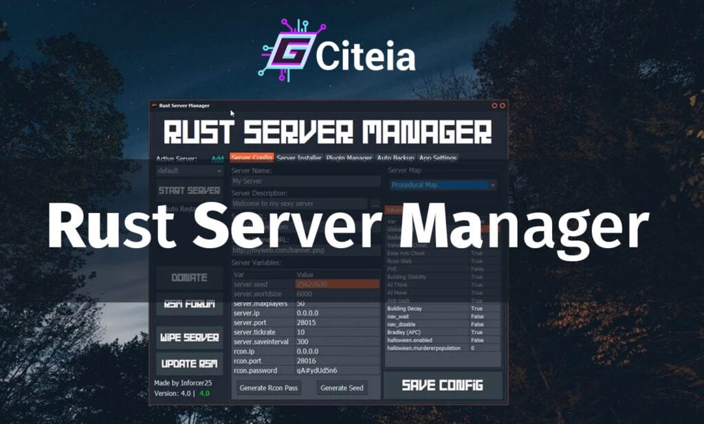 com crear un rust server manager portada d'article