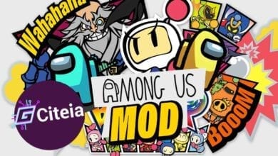 Bomberman mod Among Us portada do artigo