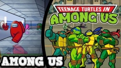 Mod Las Tortugas Ninja para Among Us portada de artículo