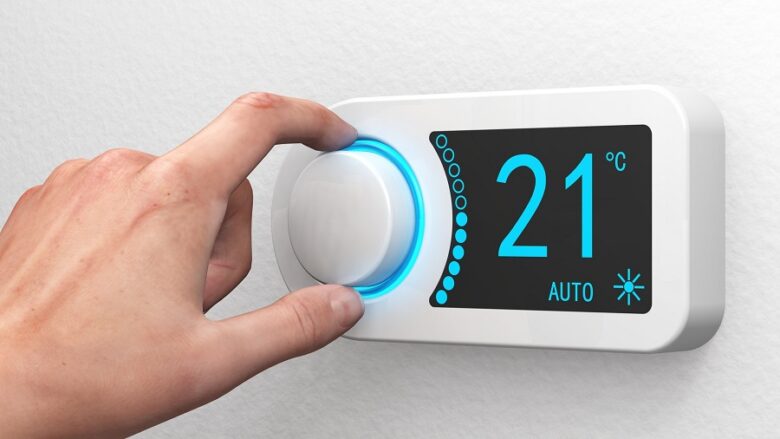 Regulador de temperatura intelixente, funda de artigo Smart Thermostat