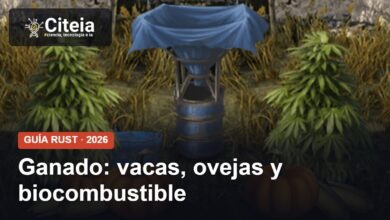 Ganado en Rust: ganado: vacas, ovejas y biocombustible