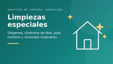 limpiezas especiales en Barcelona